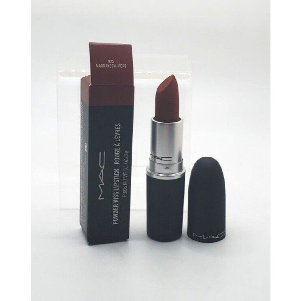 MAC MARRAKESH-MERE #925 Lipstick ~ Intense Orange Brown ~Powder Kiss Matte ~NIB
